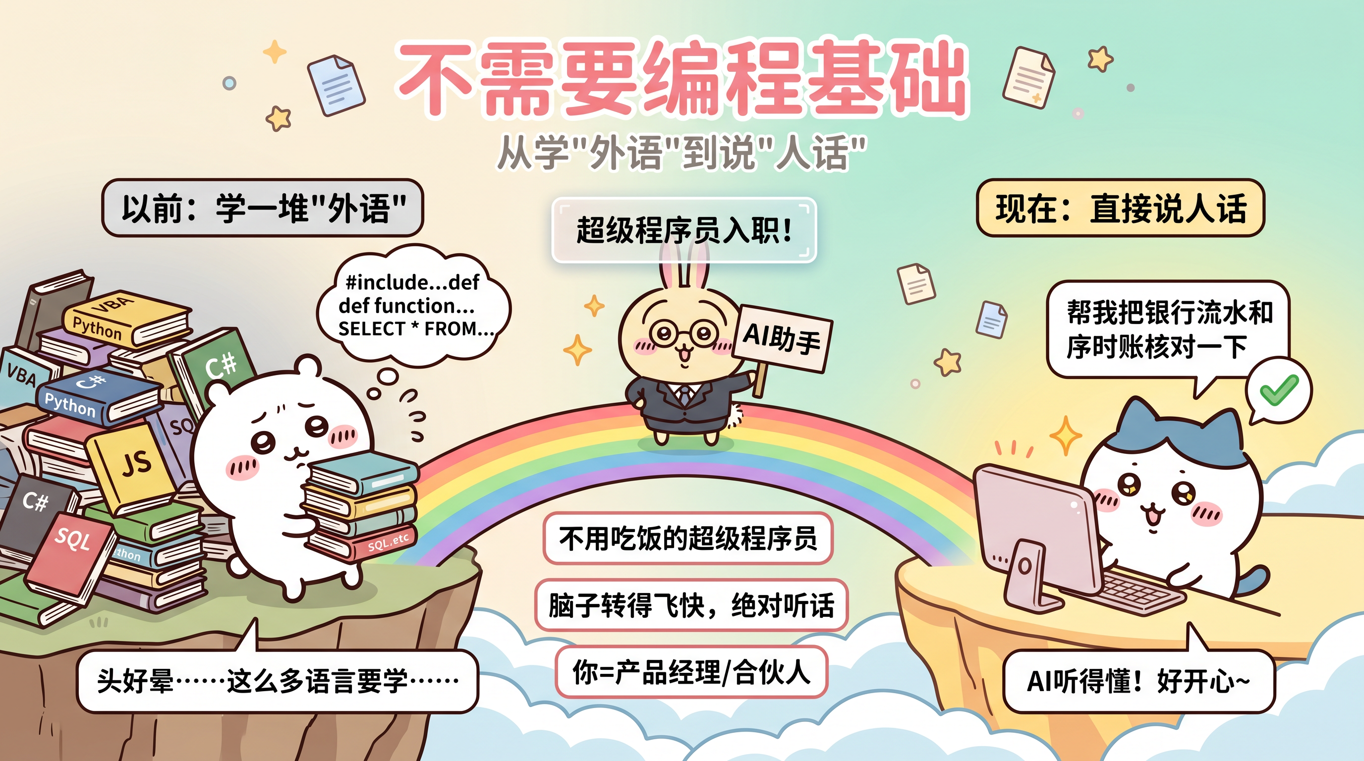人人都是合伙人:财审人的零基础AI编程实战