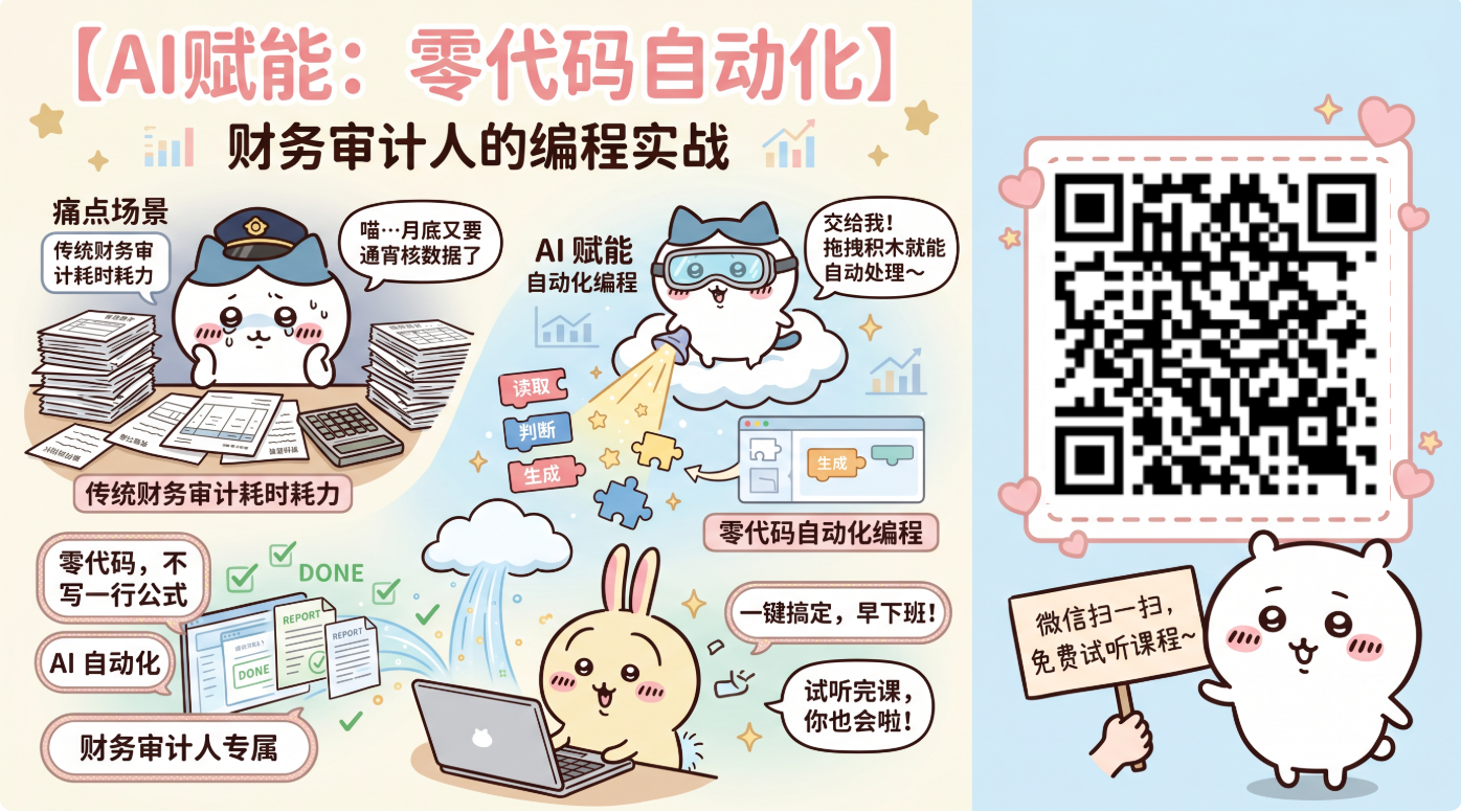 人人都是合伙人:财审人的零基础AI编程实战